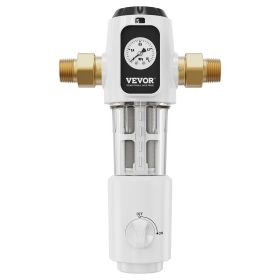 VEVOR Spin Down Filter, 40 Micron Whole House Sediment Filter for Well Water, 3/4" MNPT, 4 T/H High Flow Rate (Default: Default)