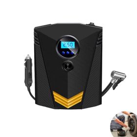 Portable Tire Inflator 12V DC Tire Pump w/LCD Digital Display (Color: As pic show, Type: Style B)